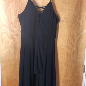 Black maxi romper